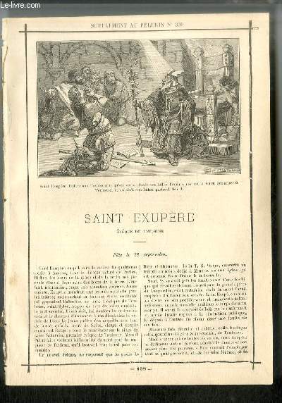Vies des Saints n 138 - Saint Exupre, vque de Toulouse - fte le 28 septembre