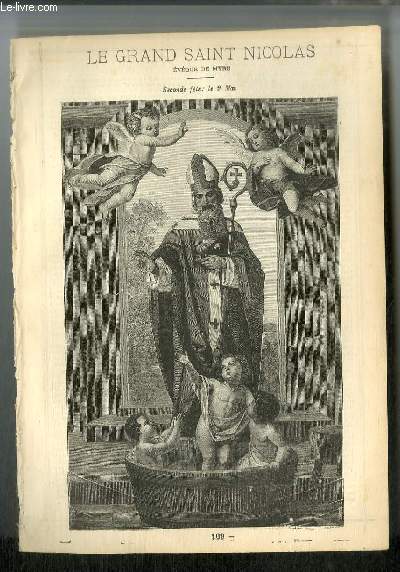 Vies des Saints n 169 - Le grand Saint Nicolas, vque de Myre - seconde fte le 9 mai
