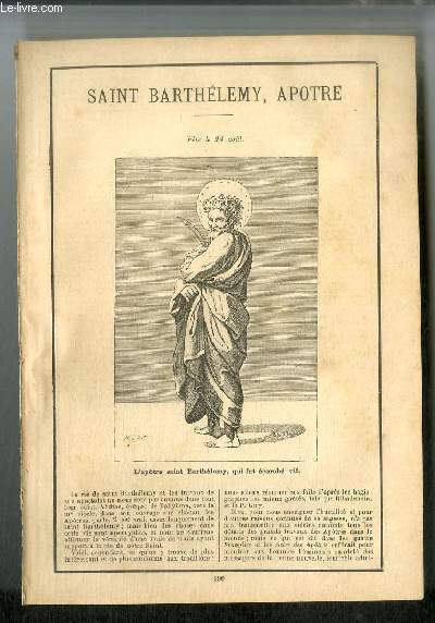Vies des Saints n 290 - Saint Barthlmy, apotre - fte le 24 aot