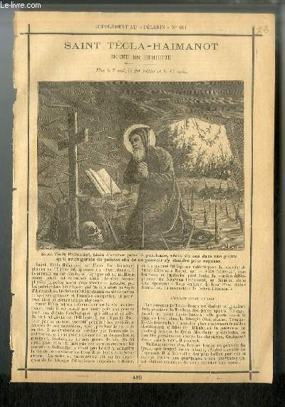 Vies des Saints n 439 - Saint Tcla-Haimanot, moine en Ethiopie - fte le 7 mai, 20 juillet et le 17 aot - La vnrable Raingarde, veuve, morte saintement le 24 juin