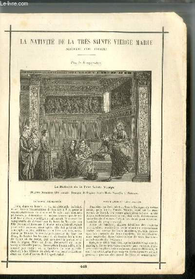 Vies des Saints n 448 - La nativit de la trs sainte Vierge Marie, mre de Dieu - fte le 8 septembre