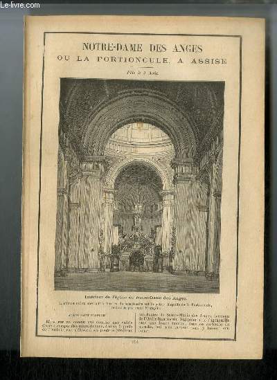 Vies des Saints n 804 - Notre-Dame des Anges, ou la portioncule  Assise - fte le 2 aot