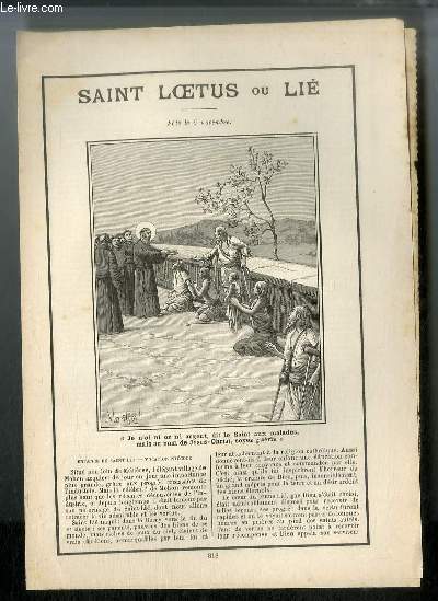 Vies des Saints n 818 - Saint Loetus ou Li - fte le 5 novembre