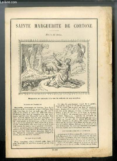 Vies des Saints n 886 - Sainte Marguerite de Cortone - fte le 22 fvrier