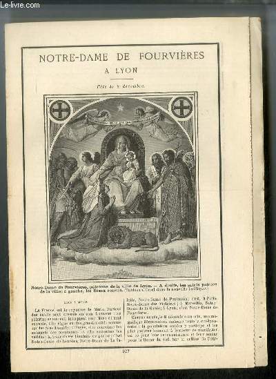 Vies des Saints n 927 - Notre-Dame de Fourvires  Lyon - fte le 8 dcembre