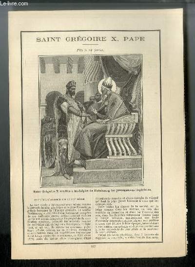 Vies des Saints n 937 - Saint Grgoire X, pape - fte le 16 fvrier