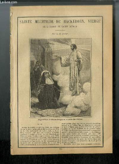 Vies des Saints n 955 - Saint Mechtilde de Hackeborn, vierge de l'ordre de Saint Benoit - fte le 26 fvrier - Saint Evance, archevque de Vienne - fte le 3 fvrier