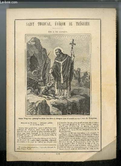 Vies des Saints n 1030 - Saint Tugdual, vque de Trguier - fte le 30 novembre