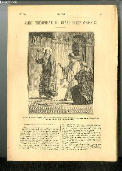 Vies des Saints n 1559 - Saint Thophane de Grand-Champ (760-818)