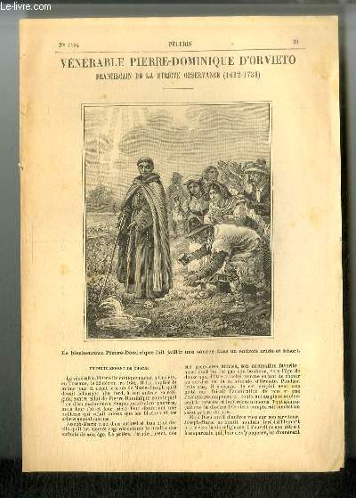 Vies des Saints n 1584 - Vnrable Pierre-Dominique d'Orvieto, franciscain de la stricte observance (1682-1738)