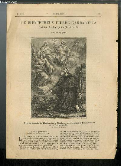 Vies des Saints n° 1658 - Le bienheureux Pierre Gambacorta, fondateur des Hiéronymites (1355-1435) - fête le 17 juin