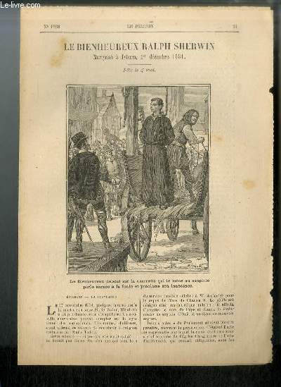 Vies des Saints n 1662 - Le bienheureux Ralph Sherwin, martyris  Tyburn, 1er dcembre 1581 - fte le 4 mai