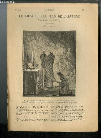 Vies des Saints n 1663 - Le bienheureux Jean de l'Alverne, frre mineur (1259-1322) - fte le 9 aot