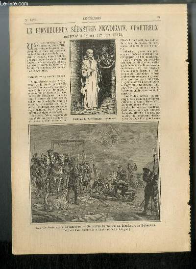 Vies des Saints n 1675 - Le bienheureux Sbastien Newdigate, chartreux, martyris  Tyburn (19 juin 1535)