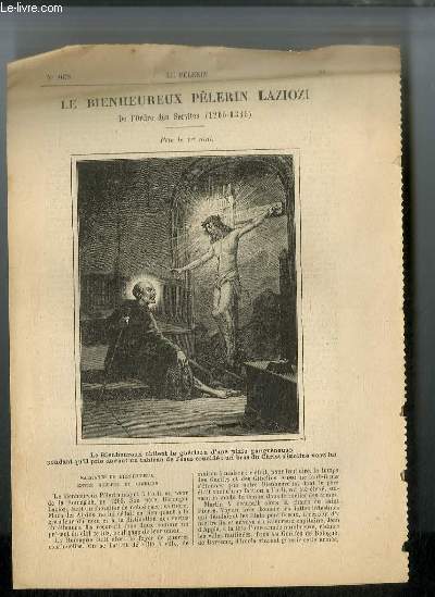 Vies des Saints n 1678 - Le bienheureux Plerin Laziozi de l'ordre des servites (1265-1345) - fte le 1er mai