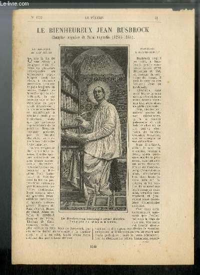 Vies des Saints n° 1773 - Le bienheureux Jean Rusbrock, Chanoine régulier de Saint Augustin (1293-1381)
