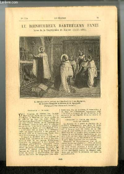 Vies des Saints n 1784 - Le bienheureux Barthlmy Fanti, Carme de la Congrgation de Mantoue (1443-1495)
