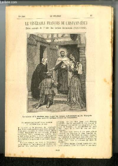 Vies des Saints n 1806 - Le vnrable Franois de l'Enfant-Jsus, frre convers de l'Ordre des Carmes dchausss (1544-1604) par C. de L.