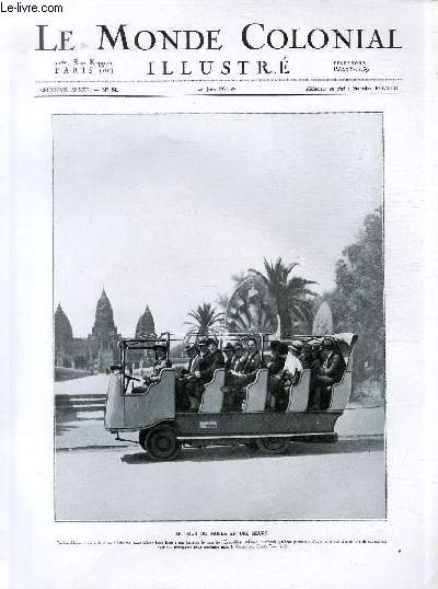 Le monde colonial illustr n 94 - Le tour du mode en une heure avec les lectrocars.