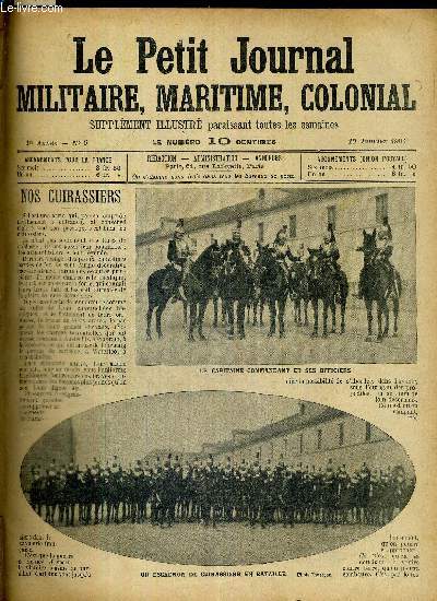 Nos cuirassiers / l'alcool  la caserne / les rsultats d'un conflit russo-japonais / le futur canon  tir rapide autrichien / le jardin colonial / a l'officiel : guerre - lgion d'honneur / Rallye-papers / aprs le combat d'El-Moungar...