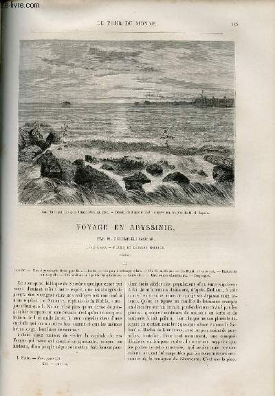 Le tour du monde - nouveau journal des voyages - livraison n°301,302 et 303 - Voyage en Abyssinie par G. lejean (1862-1863).