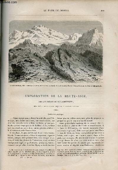 Le tour du monde - nouveau journal des voyages - livraison n352 - Exploration de la Haute Asie par les frres de Schlagintweit (1854-1857).