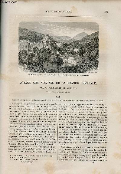 Le tour du monde - nouveau journal des voyages - livraison n°356,357 et 358 - Voyage aux volcans de la France Centrale par Ferdinand de Lanoye (1864).