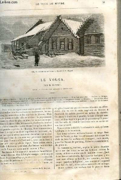 Le tour du monde - nouveau journal des voyages - livraison n369,370 et 371 - Le Volga par M. Monet (1858).