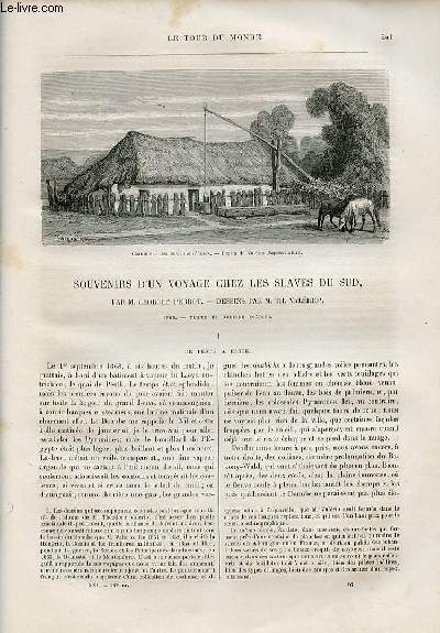 Le tour du monde - nouveau journal des voyages - livraisons n537,538,539,540 et 541 - Souvenirs d'un voyage chez les Slaves du Sud par Georges Perrot, dessins par TH. Valrio (1868).