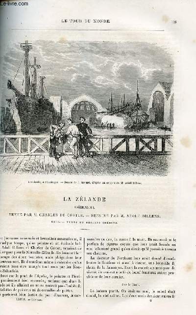Le tour du monde - nouveau journal des voyages - livraison n712,713,714,715 et 716 - La Zlande (nerlande) par Charles de Coster, dessins de Adolf Dillens (1873).