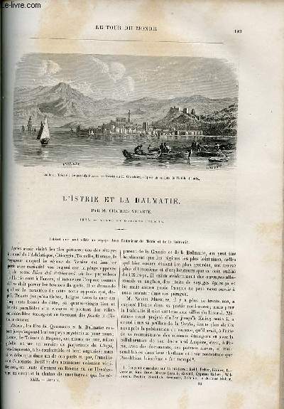 Le tour du monde - nouveau journal des voyages - livraison n°742,743 et 744 - L'Istrie et la Dalmatie par Charles Yriarte (1874).