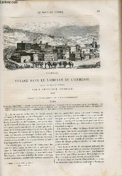 Le tour du monde - nouveau journal des voyages - livraison n772 et 773 - voyage dans le Lazistan et l'Armnie,textre et illustrations par Thophile Deyrolle (1869).