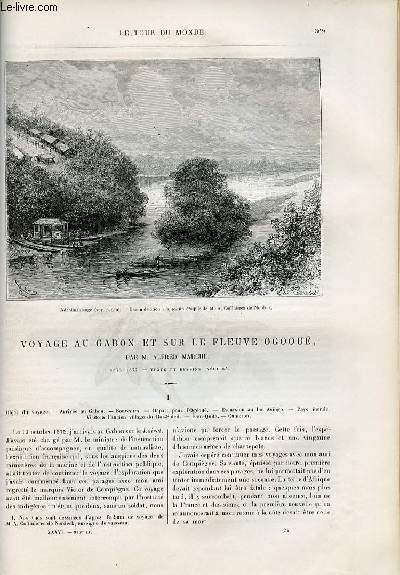 Le tour du monde - nouveau journal des voyages - livraison n936,937 et 938 - Voyage au Gabon et sur le fleuve Ogoou par Alfred Marche (1875-1877).