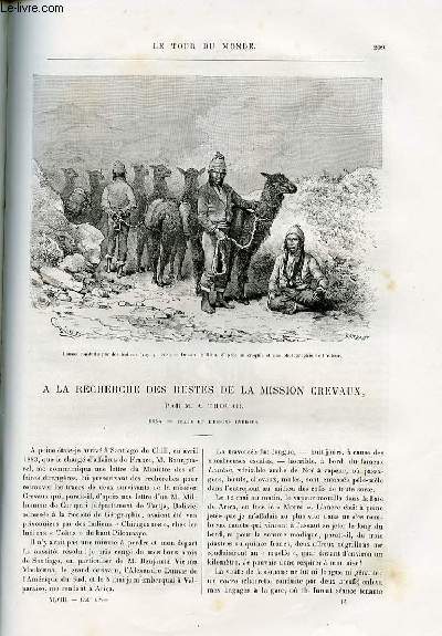 Le tour du monde - nouveau journal des voyages - livraisons n1239,1240,1241 et 1242 - A la recherche des restes de la mission Crevaux par A. Thouar. 1884.