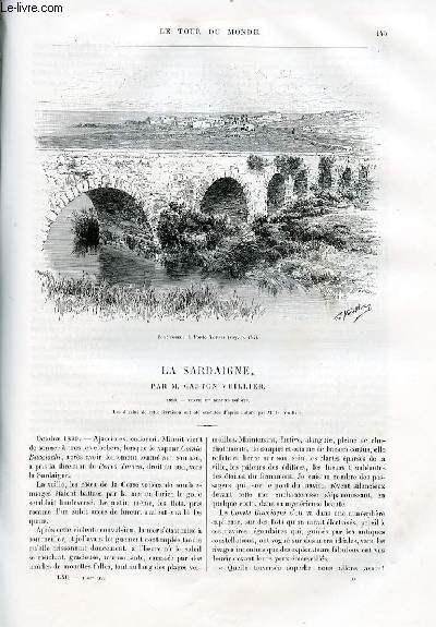 Le tour du monde - nouveau journal des voyages - livraisons n1600, 1601, 1602, 1603 et 1604 - La Sardaigne par Gaston Vuillier.