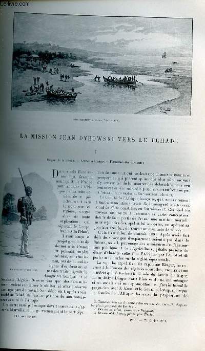 Le tour du monde - nouveau journal des voyages - livraison n1677,1678,1679 et 1680 - La mission Jean Dybowski vers le Tchad.