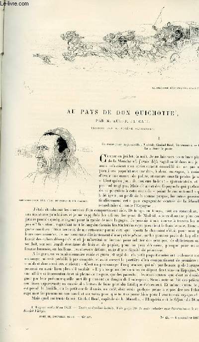 Le tour du monde - journal des voyages - nouvelle srie- livraison n45,46,47 et 48 - Au pays de Don Quichotte par Aug. F. Jaccaci, illustrations par Daniel Vierge.