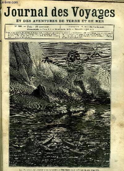 Journal des voyages et des aventures de terre et de mer n 99 - Les mystres des pcheurs de baleines - une figure noire s'levait du sol, Aventures prilleuses de deux voyageurs franais au Dahomey, XII, En route pour le natal, Le dpartement d'Indre