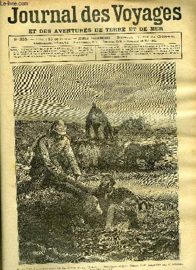 Journal des voyages et des aventures de terre et de mer n 255 - M. et Mme d'Ujfalvy dans le cachemyr et le Thibet, Aventures d'un gamin de Paris a travers l'Ocanie, chapitre XI, Le chemin de fer lectrique de Berlin, Aventures de trois fugitifs