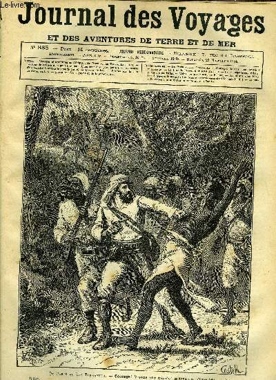 Journal des voyages et des aventures de terre et de mer n 385 - De paris au lac Tanganika - courage ! faisons une troue ! m'criai-je, Le tour de France, VI, Aventures d'un hritier a travers le monde, chapitre XVIII, L'oasis, troisime partie, Perdus