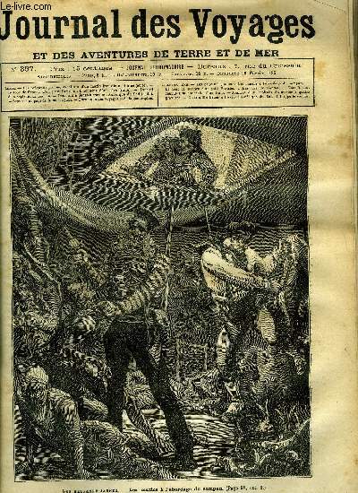 Journal des voyages et des aventures de terre et de mer n 397 - Les brigands jaunes - les marins a l'abordage du sampan, Le tour de France d'un petit parisien, XXI, Journal d'un aspirant de marine, 2.000 lieues a travers l'Amriqure du sud, chapitre X