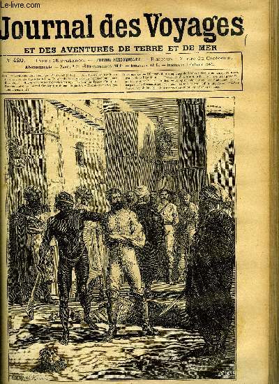 Journal des voyages et des aventures de terre et de mer n 430 - L'odysse d'un compagnon de Gordon - Herbin, allant a la mort, menaa les barbares de la vengeance de la Rpublique, Aventures d'un gamin de Paris au pays des tigres, chapitre VII