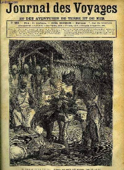 Journal des voyages et des aventures de terre et de mer n 480 - Du Niger au Soudan central - il saisit une poule qu'il gorgea, Les mangeurs de feu, chapitre II, La France au Soudan, La lessive, Au cap de Bonne Esprance, La tour de Londres, Culture