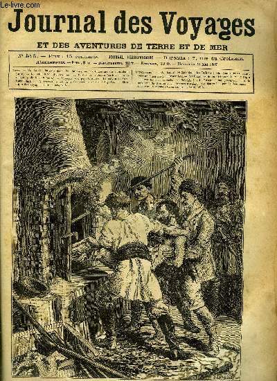 Journal des voyages et des aventures de terre et de mer n 515 - Un bandit bulgare dans les balkans - Ils l'enfermrent vivant dans un fourneau de charbonniers, Les chasseurs de caoutchouc, chapitre X, L'Islande a vol d'oiseau, Les pirates de la sonde, IX