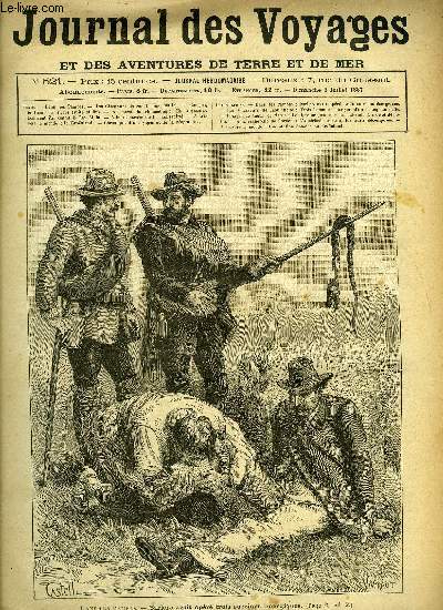 Journal des voyages et des aventures de terre et de mer n 521 - Dans les pampas - Barlejo avait opr trois succions nergiques, Les chasseurs de caoutchouc, chapitre XVI, Courjon le tueur de tigres, chapitre III, Au pays du rhinocros, III