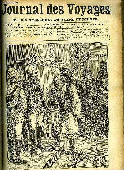 Journal des voyages et des aventures de terre et de mer n 632 - L'mir Ayoub-Khan - Il avait prfr se rendre aux autorits anglaises, Aventures extraordinaires d'un homme bleu, chapitre VII, Les parcs d'autruches, Sur un iceberg, Pauvre islande, XIII