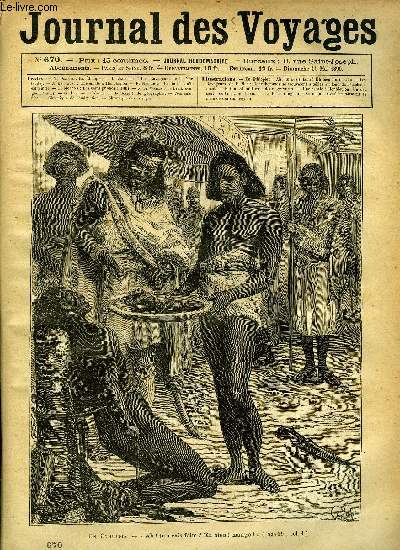 Journal des voyages et des aventures de terre et de mer n 670 - En Ethiopie - ah ! tu avais faim ? et bien mange !, Les ravageurs de la mer, chapitre II, Une escale a Honoloulou, Berlin tel qu'il est, III, Les bains publics a Tiflis, Le brick sanglant