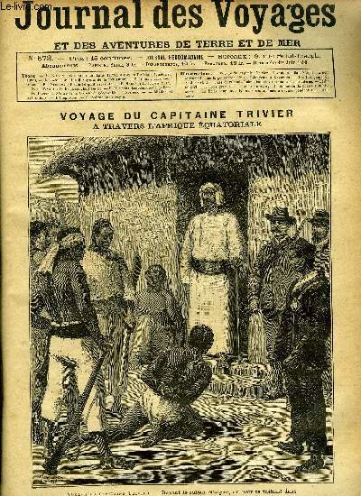 Journal des voyages et des aventures de terre et de mer n 673 - Voyage du capitaine Trivier - Devant le sultan N'aigu, un noir se trainait dans la poussire, Les ravageurs de la mer, chapitre II, Un divorce arabe, Berlin tel qu'il est, VI, Le forban