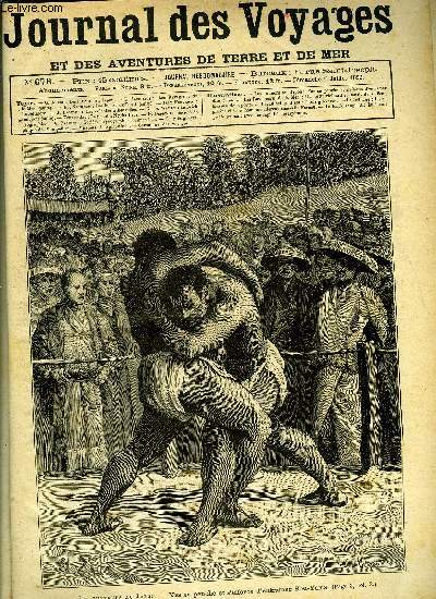 Journal des voyages et des aventures de terre et de mer n 678 - Les lutteurs au Japon - Yas se penche et s'efforce d'entrainer Sira-Yama, Les ravageurs de la mer, chapitre V, Berlin tel qu'il est, chapitre IX, Le jettatore, Les colonies allemandes