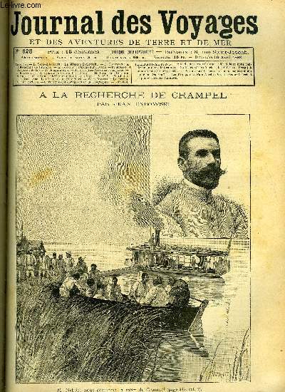 Journal des voyages et des aventures de terre et de mer n 823 - M. Nebout nous confirma la mort de Crampel, Perdus sur l'ocan, chapitre VI, Episode de l vie de Bougainville, Les migants de l'hirondelle rouge, chapitre VIII, Counani et mapa, II